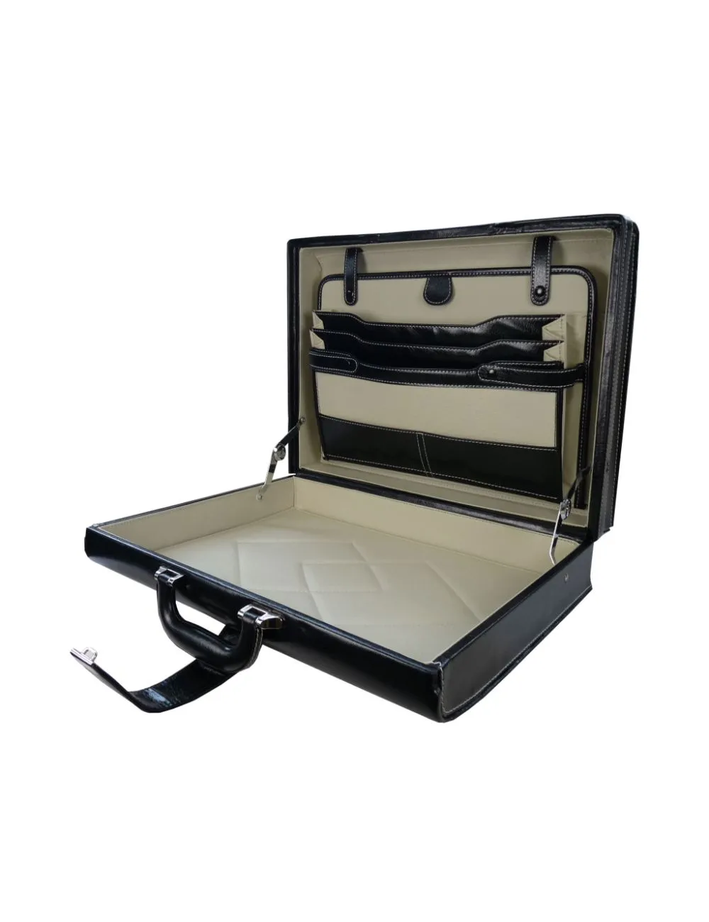 Pu Leather Briefcase - Executive Attache Case - Combination Lock - RL919
