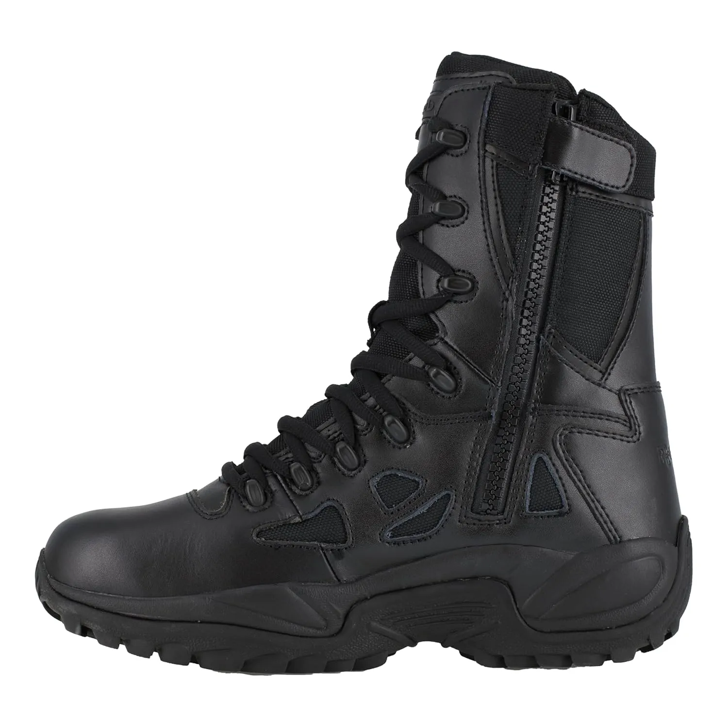 Reebok Work RAPID RESPONSE 8" Men's Boot, 9 D(M) US, Black