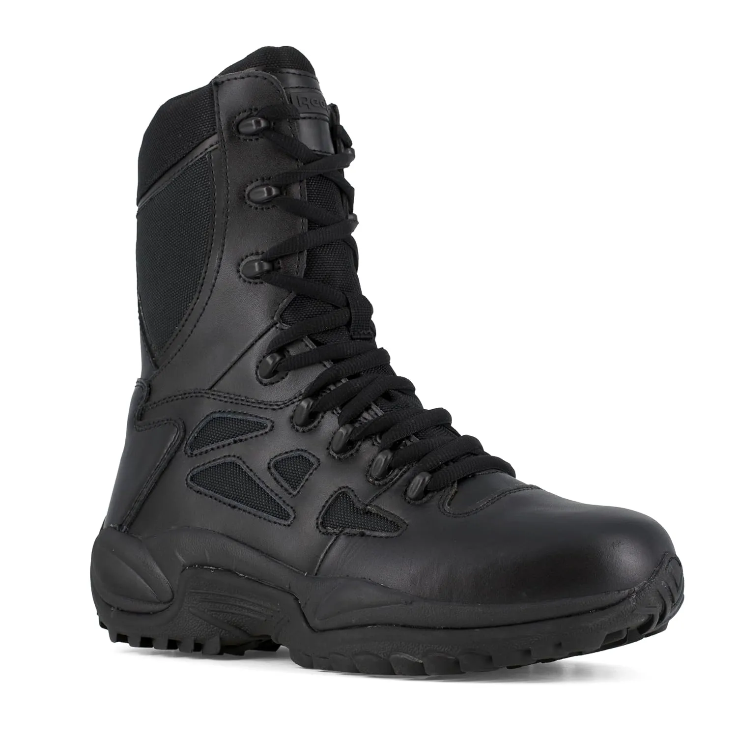 Reebok Work RAPID RESPONSE 8" Men's Boot, 9 D(M) US, Black