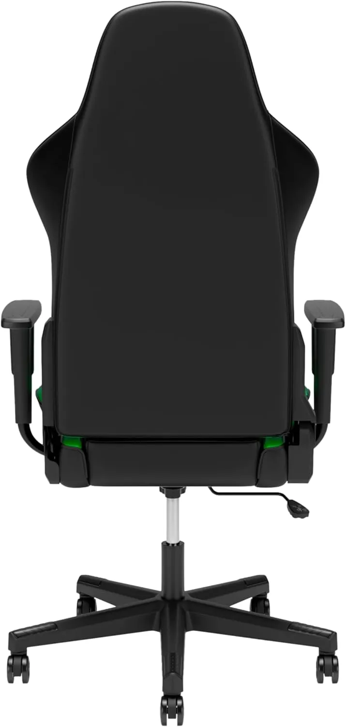 RESPAWN 110 Ergonomic Gaming Chair - Racing Style High Back PC Computer Desk Office Chair - 360 Swivel, Integrated Headrest, 135 Degree Recline with Adjustable Tilt Tension & Angle Lock - 2023 Green