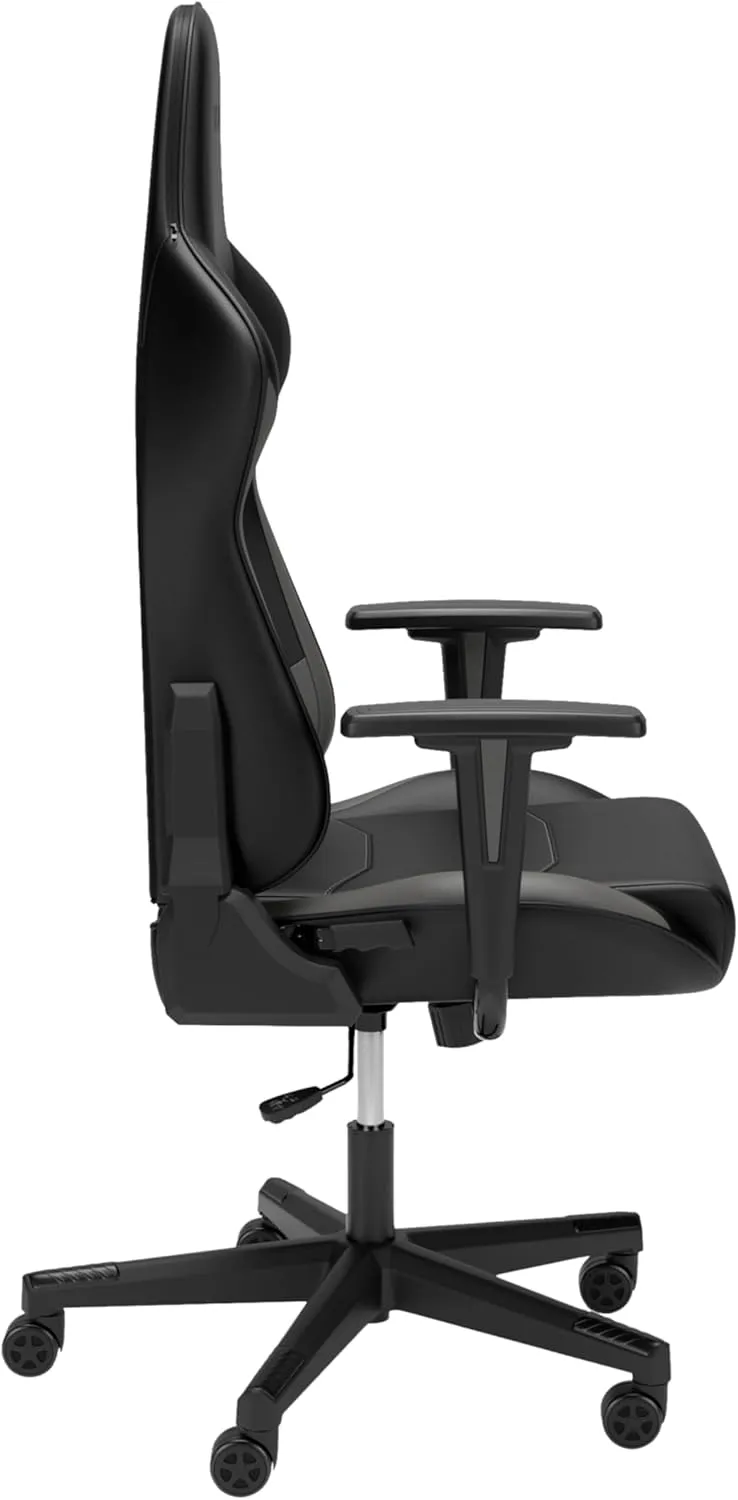 RESPAWN 110 Ergonomic Gaming Chair - Racing Style High Back PC Computer Desk Office Chair - 360 Swivel, Integrated Headrest, 135 Degree Recline with Adjustable Tilt Tension & Angle Lock - 2023 Grey