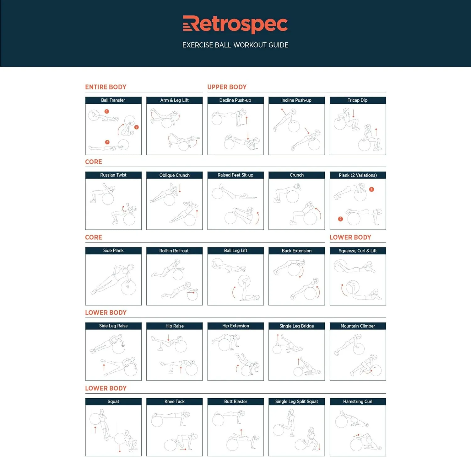 Retrospec Luna Exercise Ball