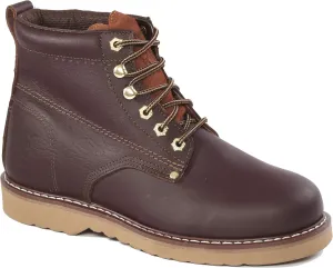 Rhino 61M28 6 inch Plain Toe Leather Work Boot - Brown (13)