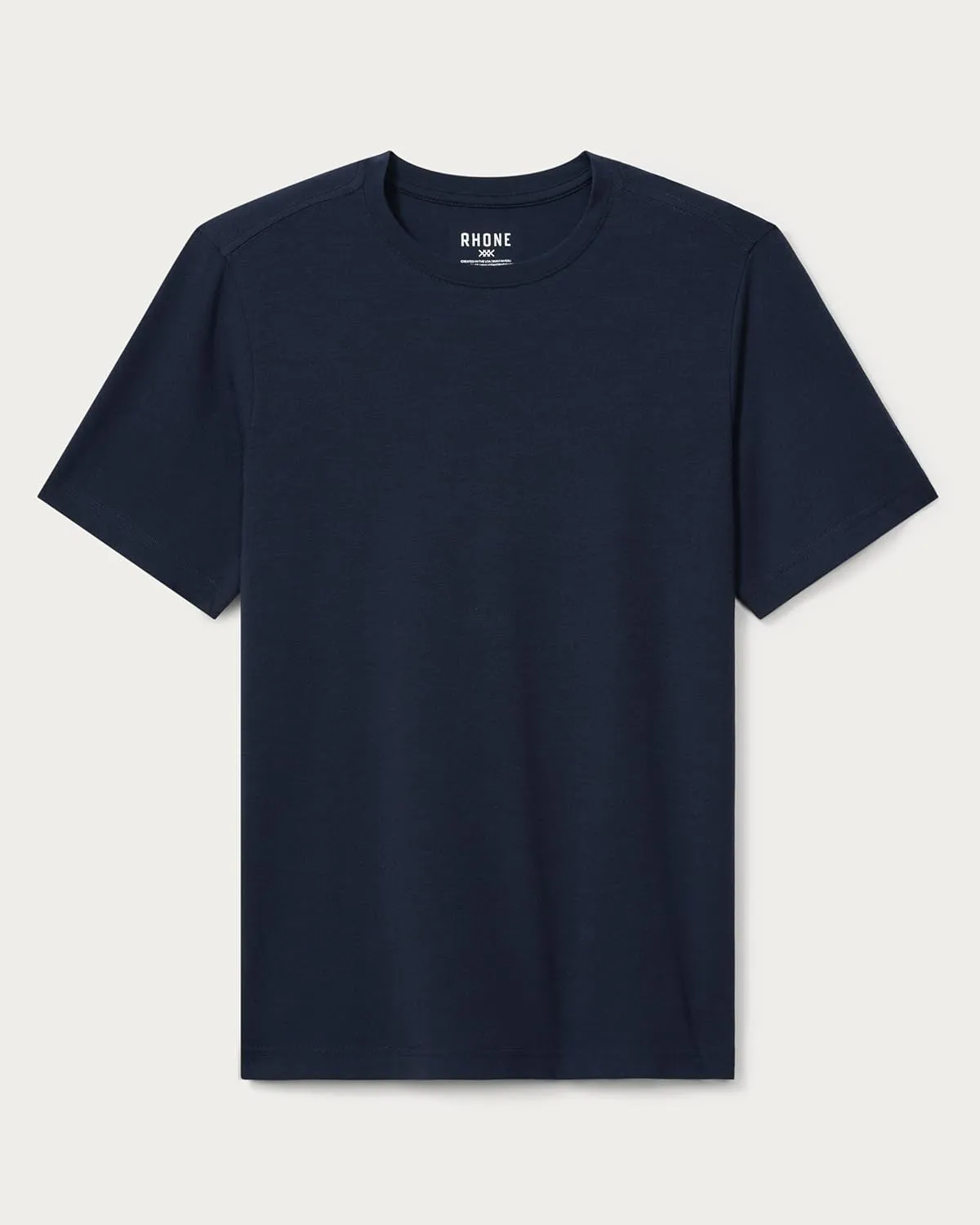 Rhone Men's Origin Performance Tee - Ultrasoft Cotton Blend Fabric, Lightweight, Moisture-Wicking, Anti-Odor T-Shirt