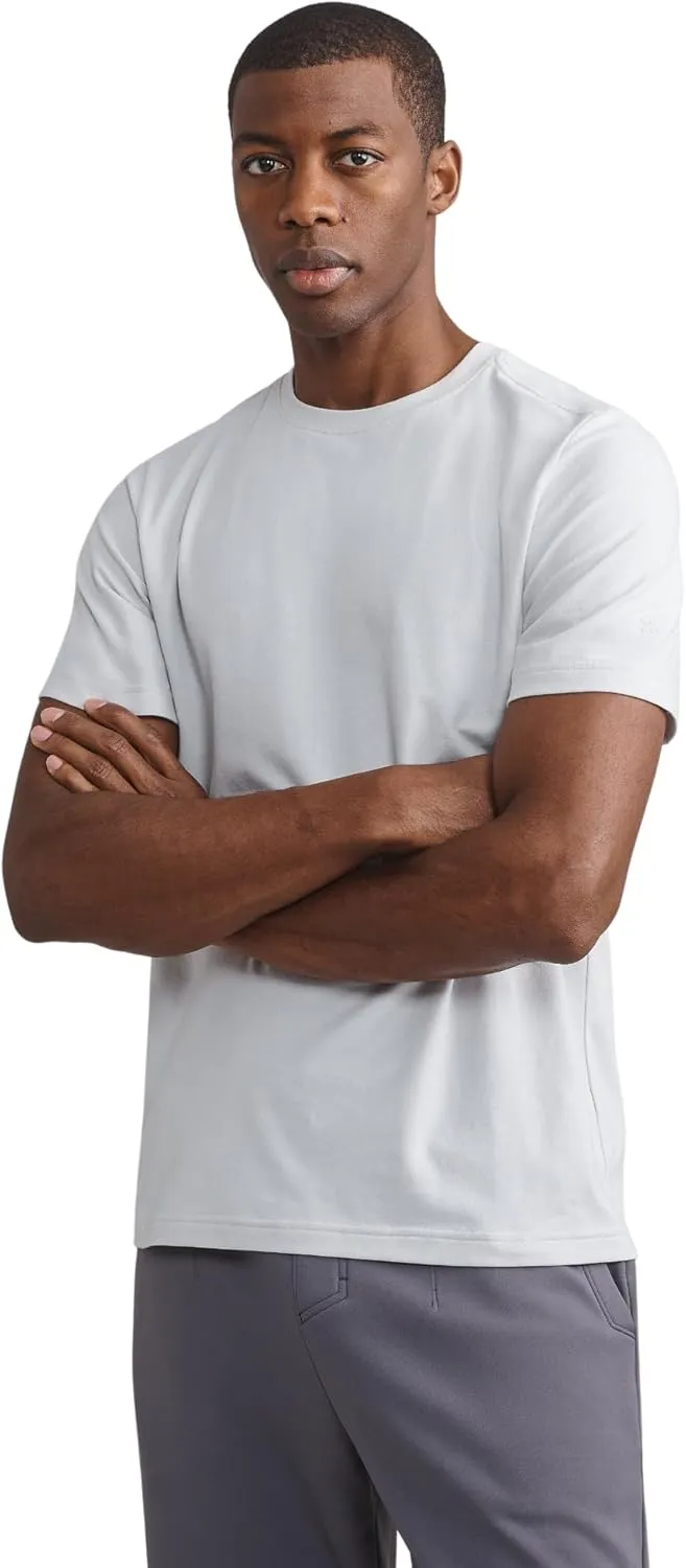 Rhone Men's Origin Performance Tee - Ultrasoft Cotton Blend Fabric, Lightweight, Moisture-Wicking, Anti-Odor T-Shirt
