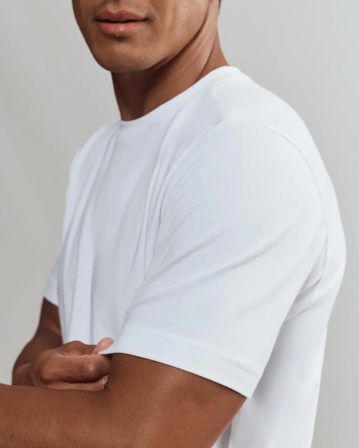 Rhone Men's Origin Performance Tee - Ultrasoft Cotton Blend Fabric, Lightweight, Moisture-Wicking, Anti-Odor T-Shirt