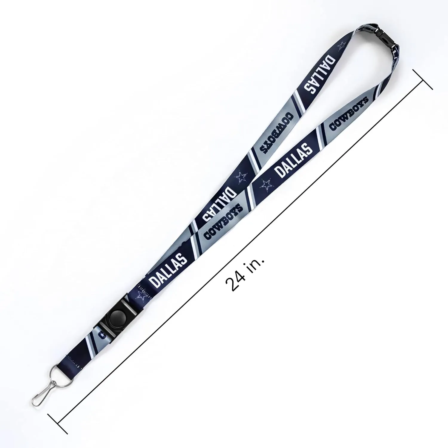 Rico Industries NBA Basketball 18" x 1" Premium Unisex-Adult Safety Breakaway Lanyard