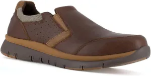Rockport Work Men's Primetime Work Safety Toe Casual Slip-On, Brown, 13