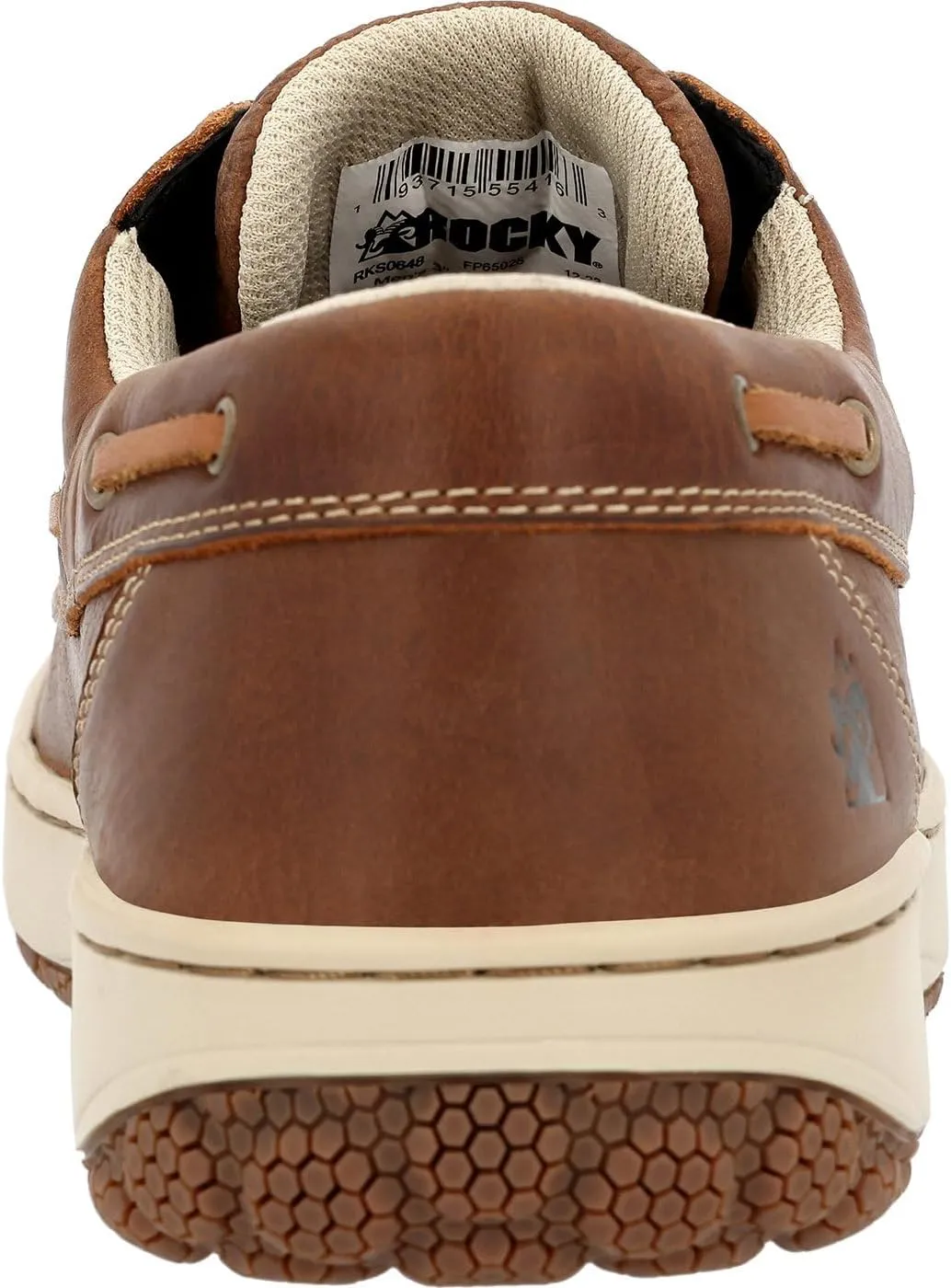 ROCKY Mens Dry-Strike SRX Slip Resistant Soft Toe Work/Duty - Brown