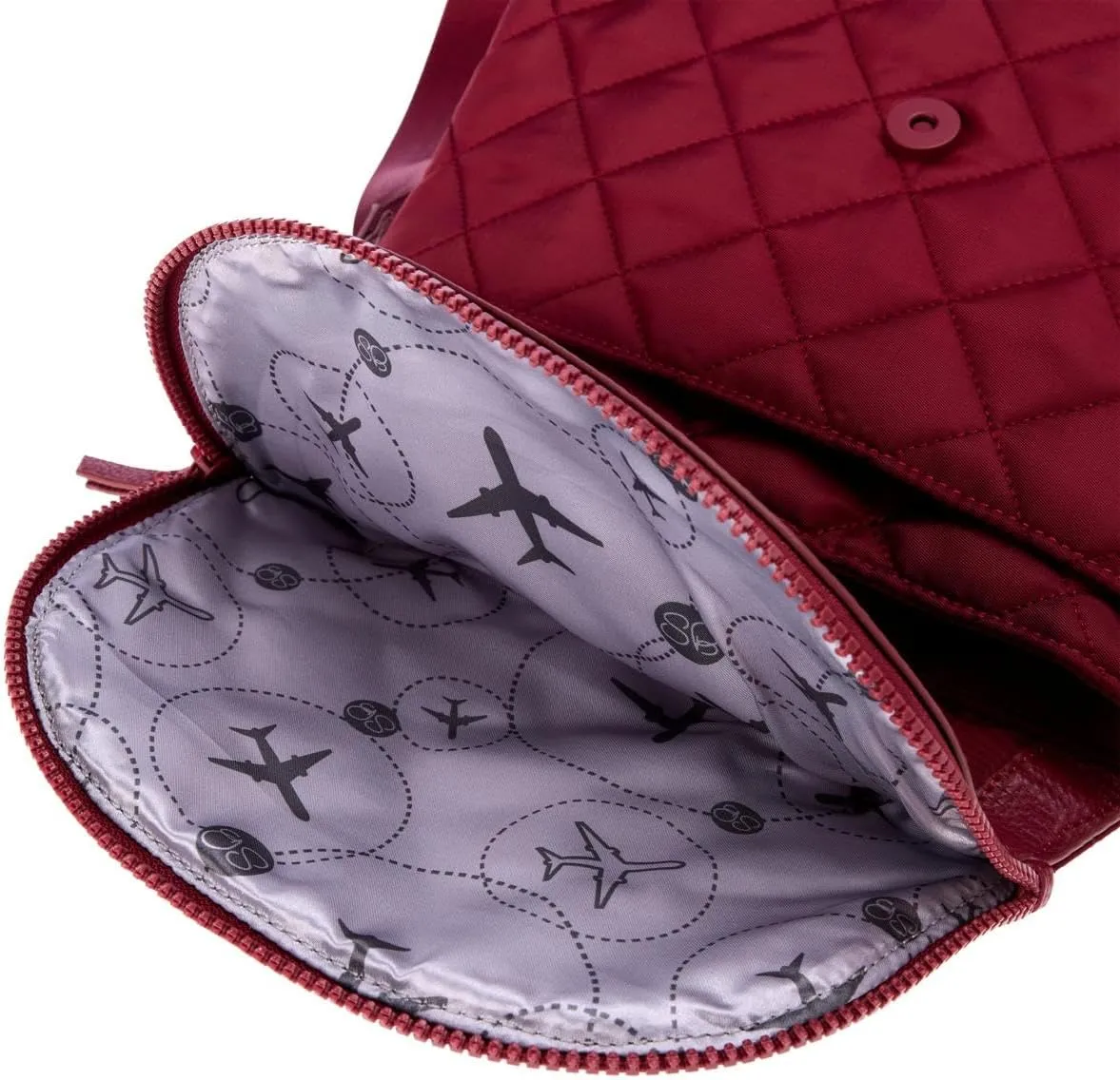 Samantha Brown To-Go Quilted Flap Saddle Crossbody