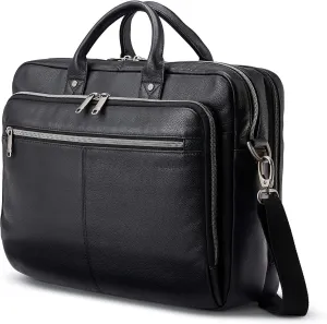 Samsonite Classic Leather Toploader Briefcase