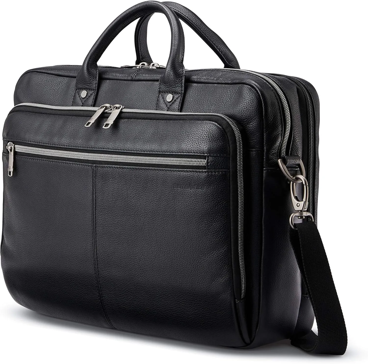 Samsonite Classic Leather Toploader Briefcase