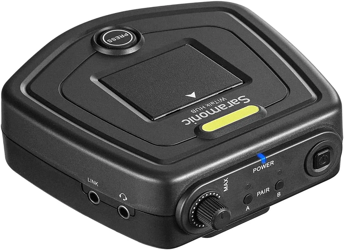 Saramonic WiTalk-WT7D | 7-Person Full-Duplex 1.9GHz Wireless Dual-Ear Headset Intercom System with Hub & Custom Hard Case