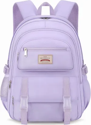 SCIONE Laptop School Backpacks for Girls, 15.6 Inch School Bag Middle College Backpack Anti Theft Travel Daypack Large Bookbags for Teens Girls Women Students