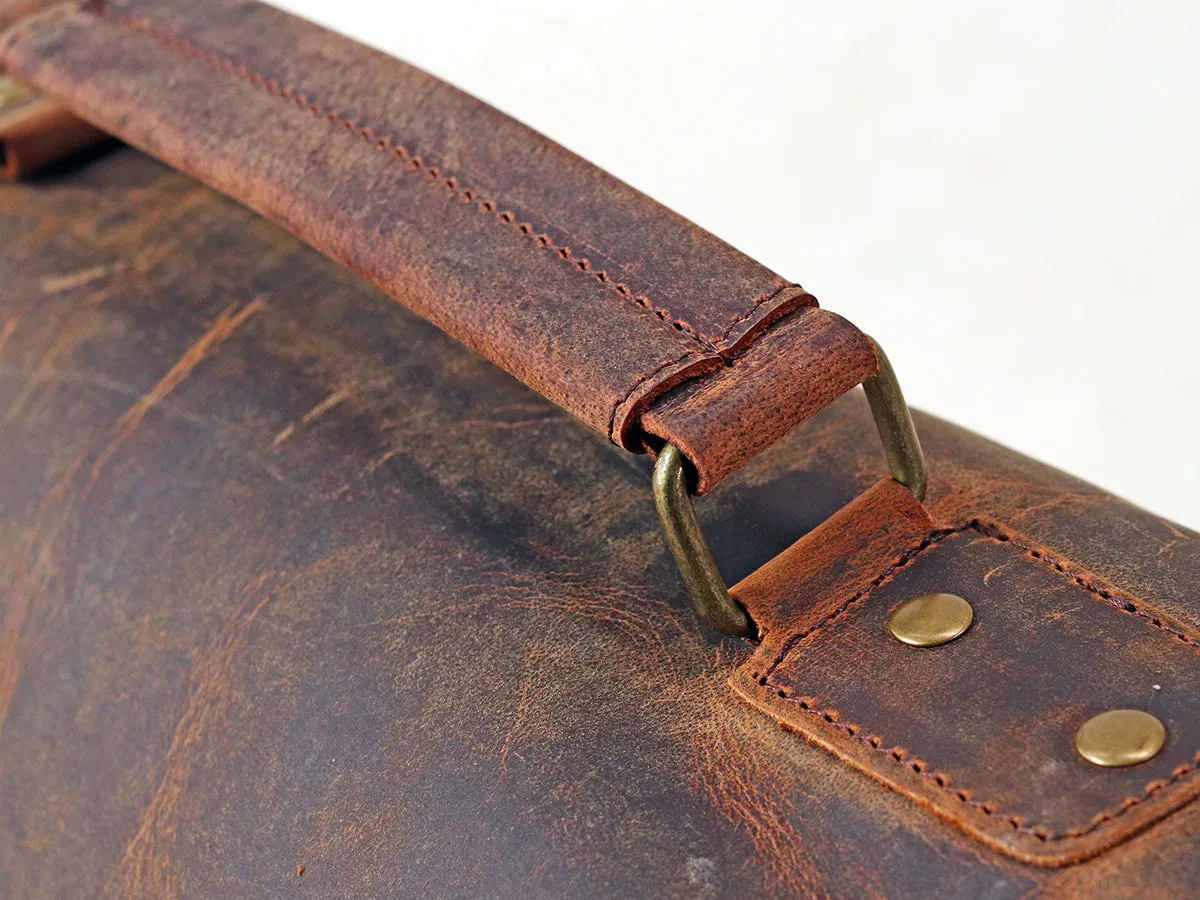 Seconds Canvas and Leather Satchel
