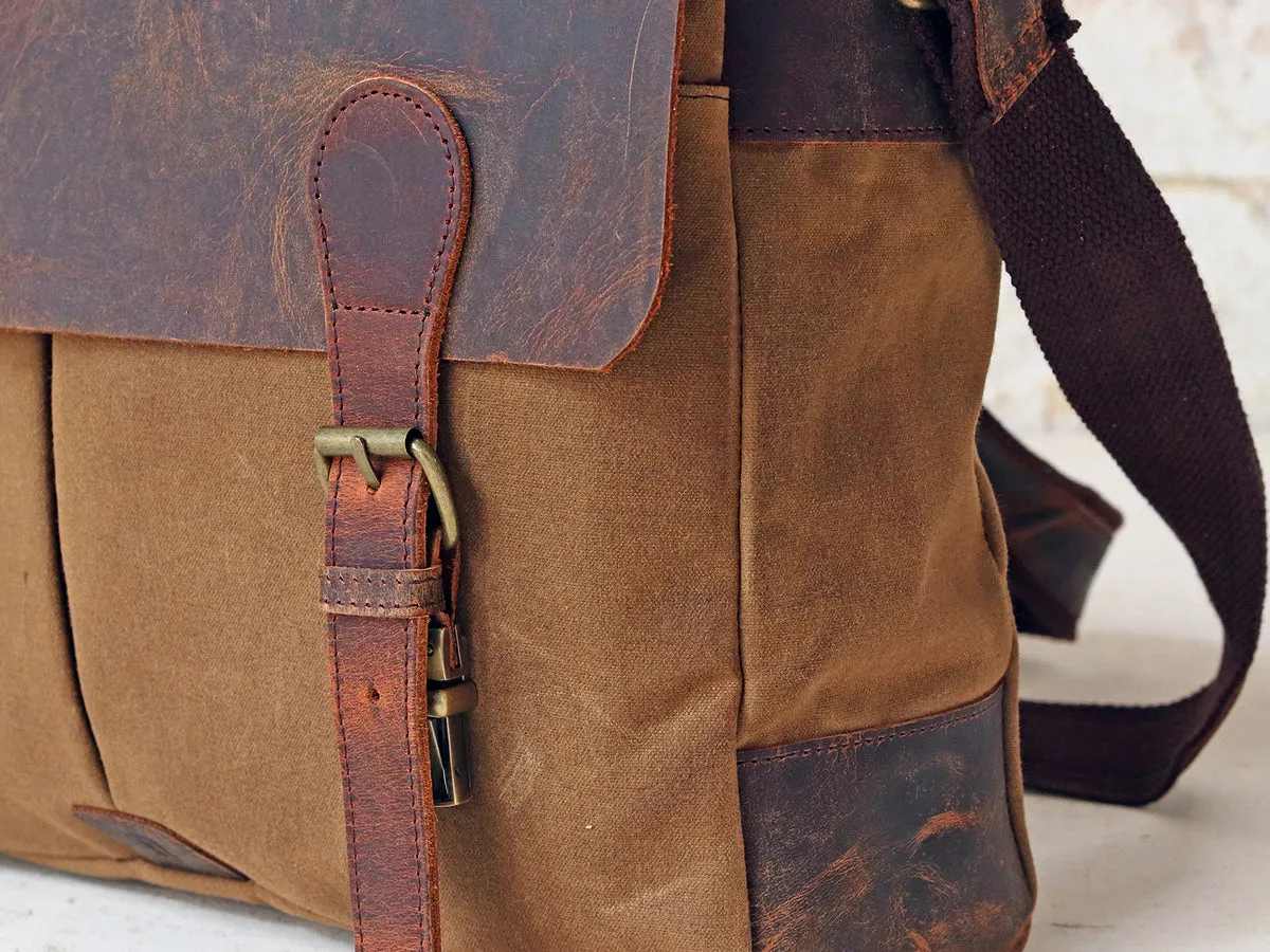 Seconds Canvas and Leather Satchel