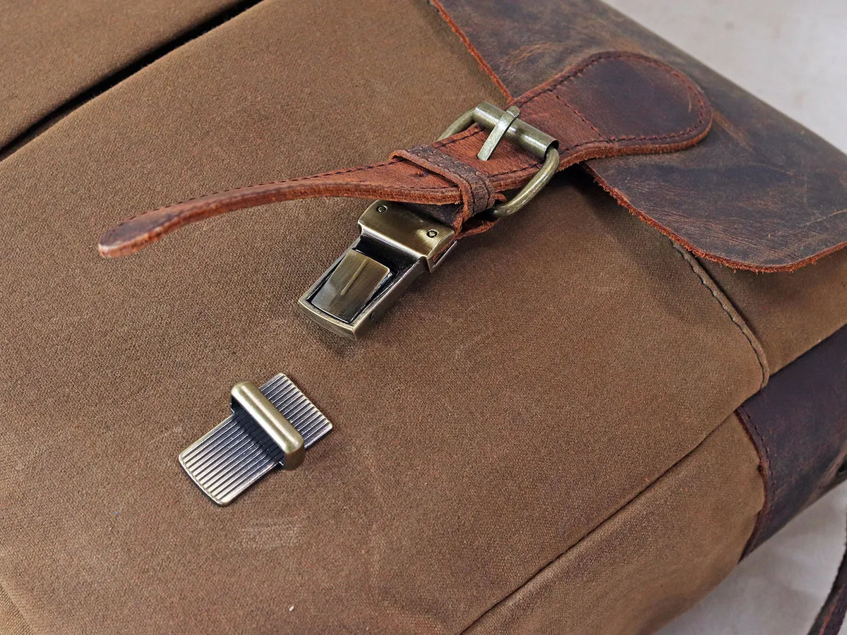 Seconds Canvas and Leather Satchel