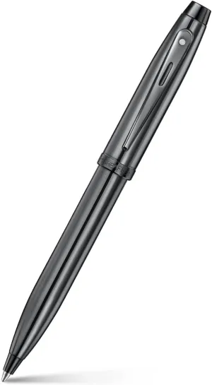 Sheaffer 100 E9375 Pearlescent Dark Gray Gunmetal with PVD Appointments Pen | Premium Gray Pen | Premium Pen Gift box (Ballpoint)