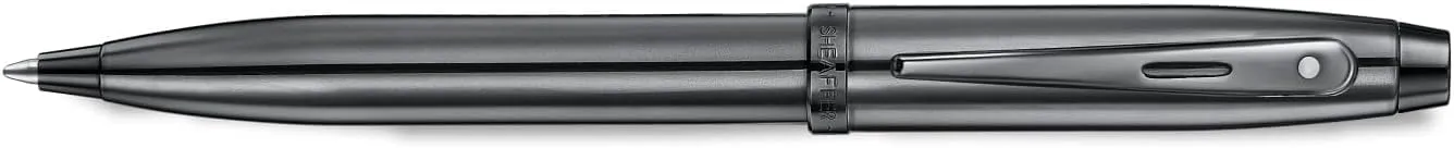 Sheaffer 100 E9375 Pearlescent Dark Gray Gunmetal with PVD Appointments Pen | Premium Gray Pen | Premium Pen Gift box (Ballpoint)