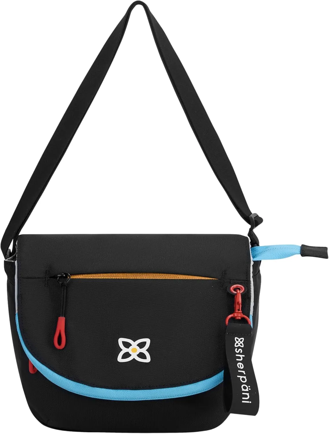 Sherpani Milli, Nylon Flap Crossbody Purse, Medium Shoulder Bag, Travel Crossbody Bags for Women, RFID Protection