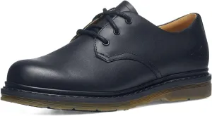Shoes for Crews Minetta Mens Womens Unisex Non Slip Dress Work Shoes - Work & Safety Footwear, Water Resistant, Lace-up, Oxford Shoes, Wide, M8.5/W10 Black