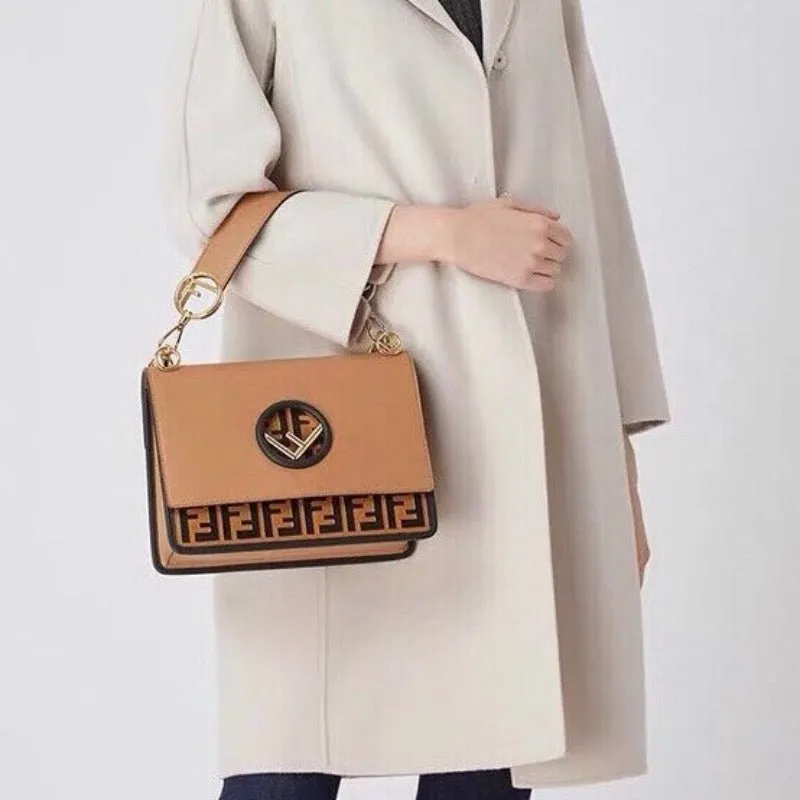 Shoulder Brown Customer satisfaction Bag - Sophisticated  Kan ESMEE