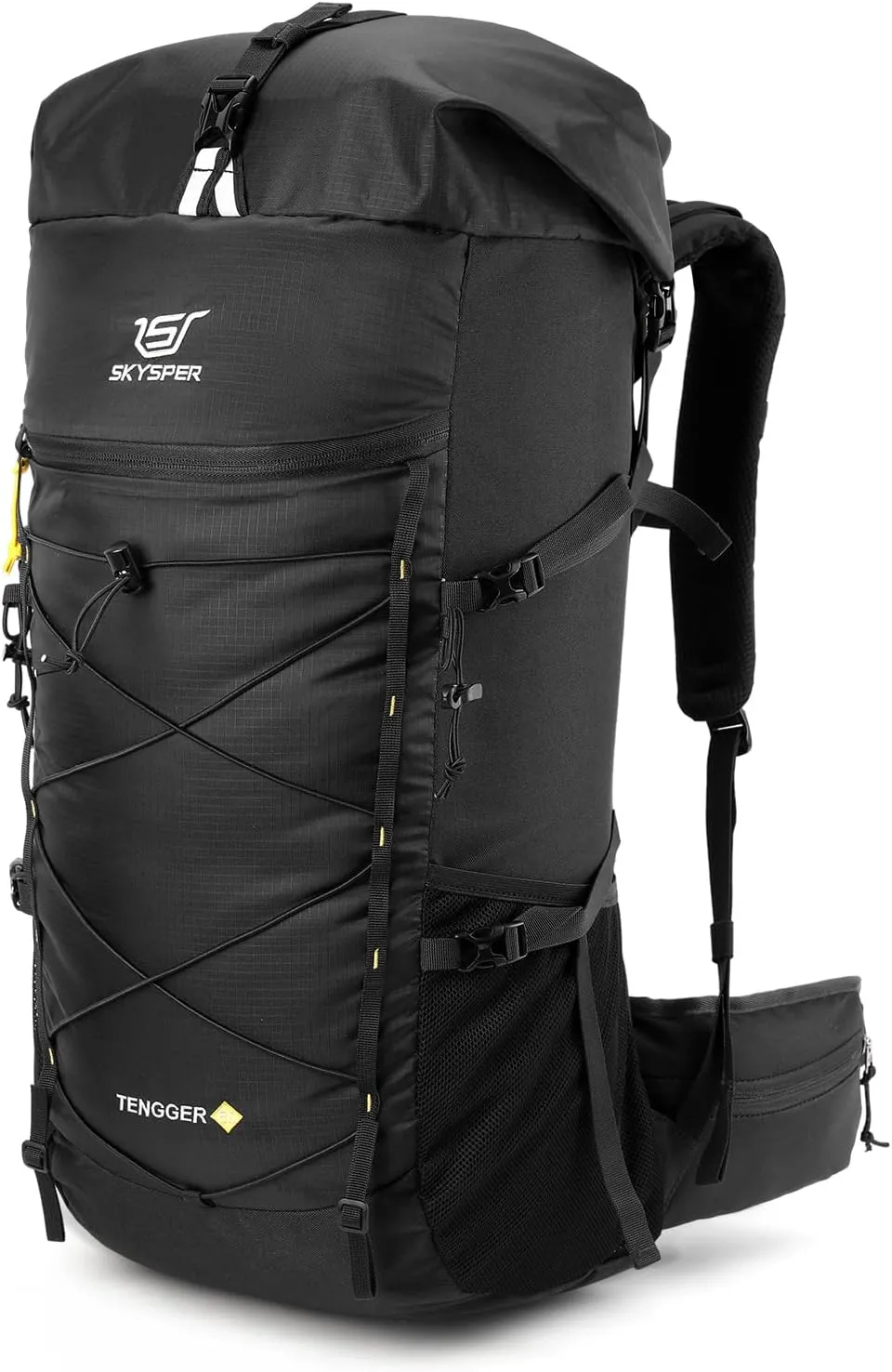 SKYSPER Hiking Backpack, 50L/60L Backpacking Backpack for Camping Travel, Lightweight Waterproof Outdoor Pack for Men Women