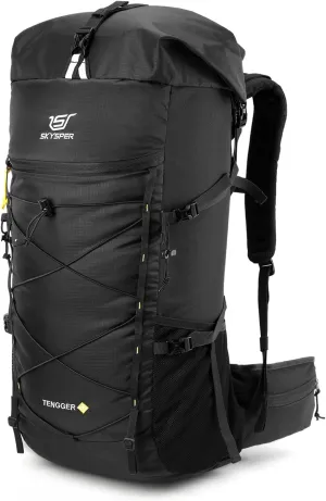 SKYSPER Hiking Backpack, 50L/60L Backpacking Backpack for Camping Travel, Lightweight Waterproof Outdoor Pack for Men Women