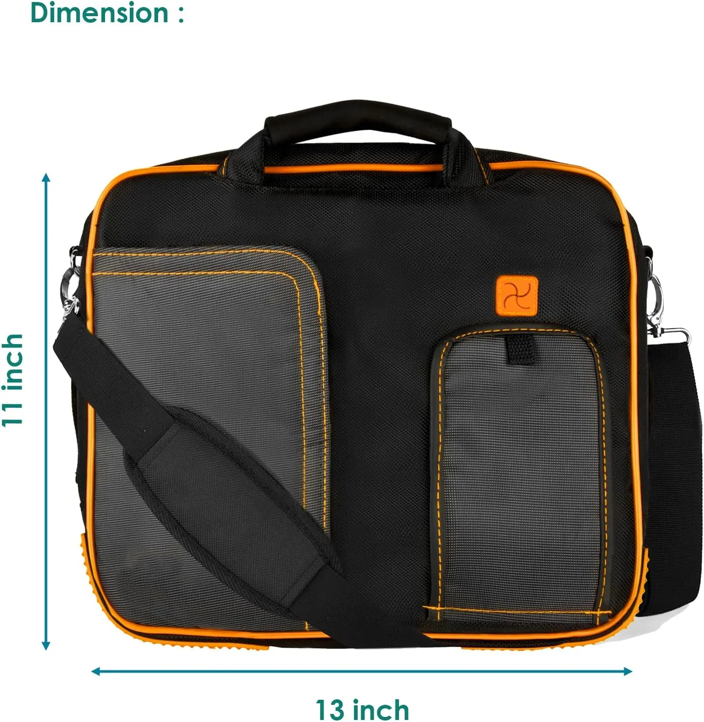 Sleek and Durable Laptop Carry Case -Versatile Office and Travel Messenger Bag with Secure Pockets,Up to 12-inch Laptop Space