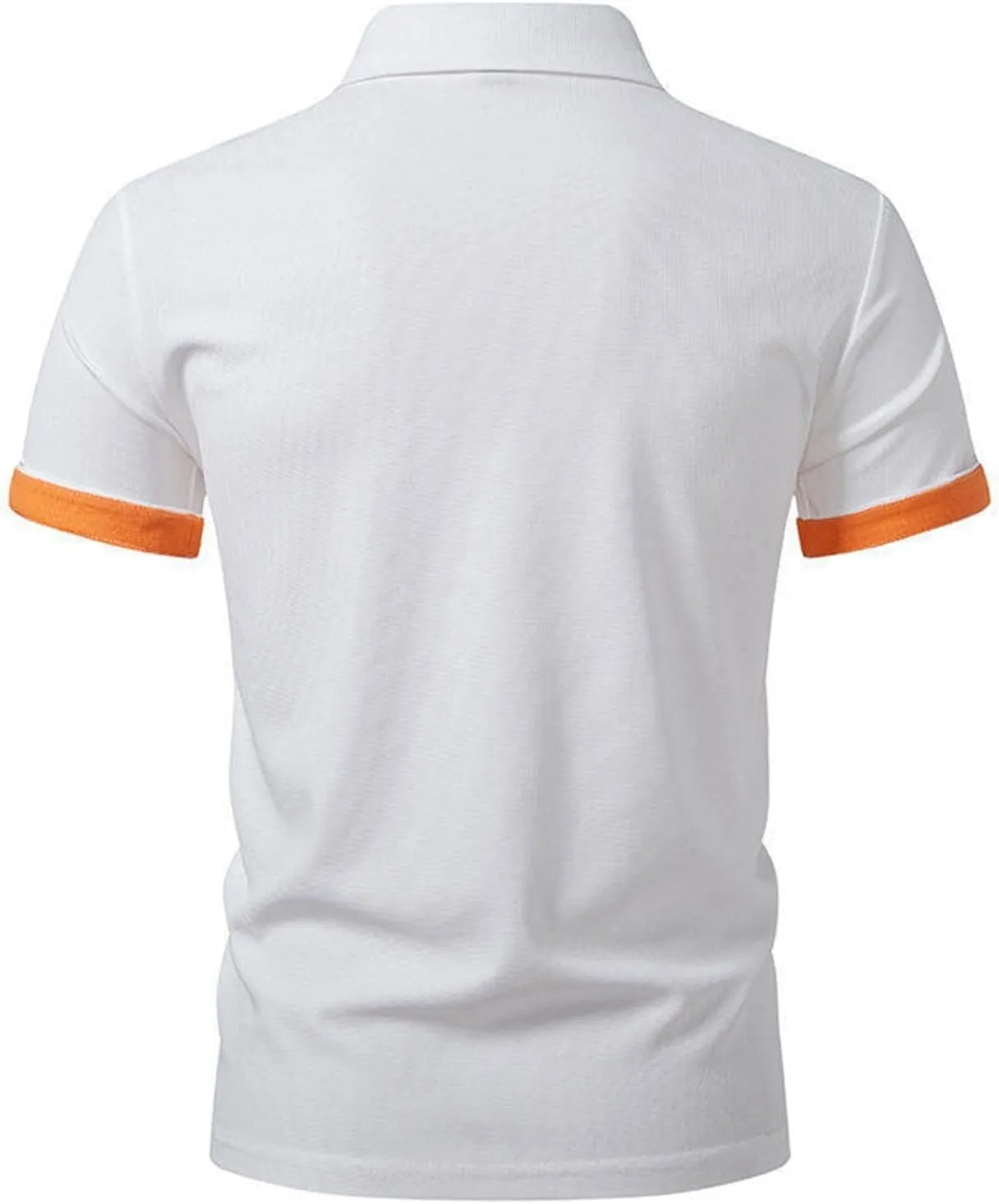 Slim Fit Polo Shirts for Men Causal Lightweight Collared Button Down Shirt Basic Short Sleecve Cotton Golf Polos