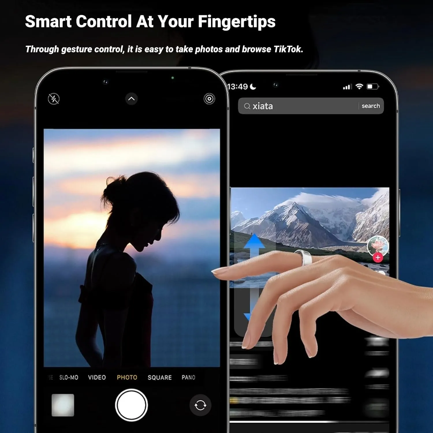 Smart Ring Health Tracker with LED Display Screen, 2025 Upgrade Sleep Heart Rate Health Monitor, Fitness Tracker, Remote Photography, No App Fee, IP68 Water-Resistance, Powerful Function