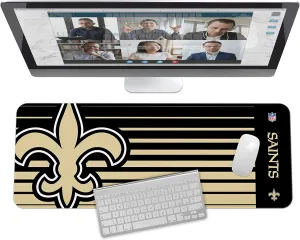 SOAR NFL Unisex Multifunctional Desk Mat for Desktop, (31.5"x12") - Ultra Soft Fabric with Non-Slip Rubber Backer - Water Resistant & Durable Nylon Stitching - Officially Licensed NFL, Desk Pad