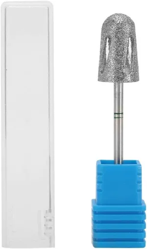 Sonew Pedicure Cone Bit, Stainless Steel Foot Nail Drill Bit Pedicure Sanding Polishing Head for Nails for Manicure