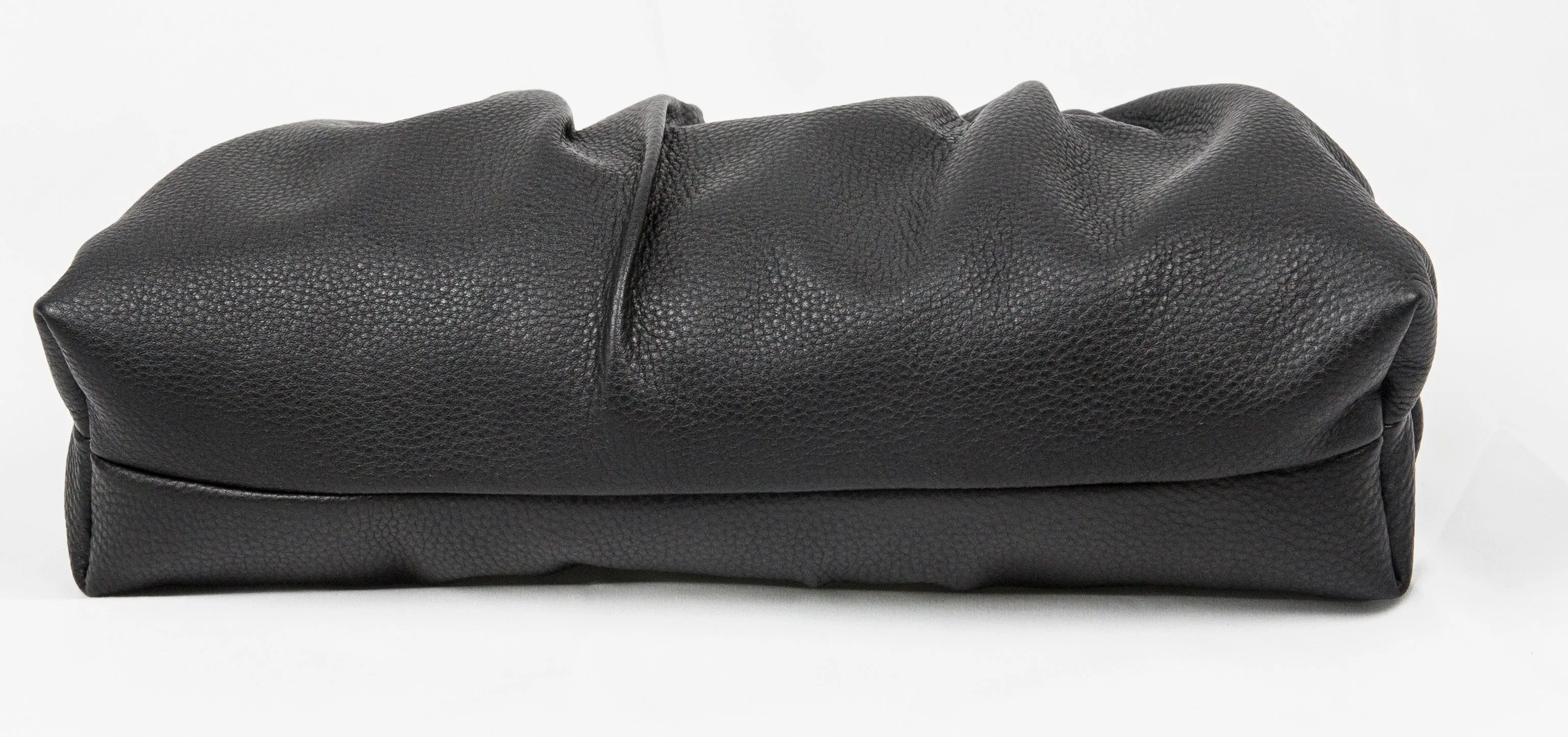 Sophia Leather Clutch Bag with Chain Handle