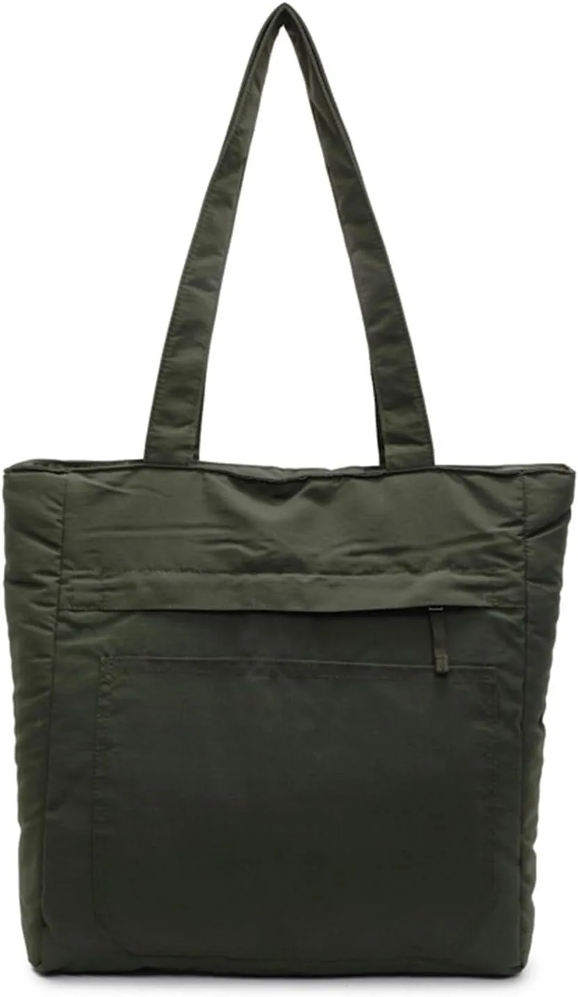 Spacious Nylon Shoulder Bag For Students And Professionals Handbag For Commuting Or Class With Water Resistant Fabric
