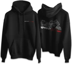 Sprint 900 Executive & GT Hoodie - Motorcycle Rider Sweatshirt for Men & Women, Biker Enthusiast Gift