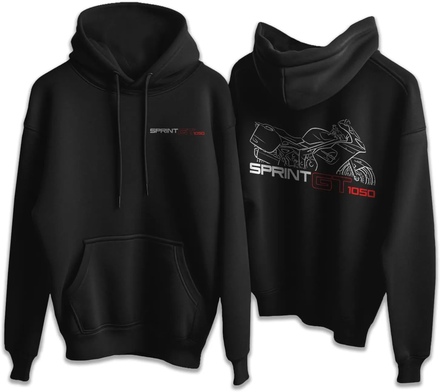 Sprint 900 Executive & GT Hoodie - Motorcycle Rider Sweatshirt for Men & Women, Biker Enthusiast Gift