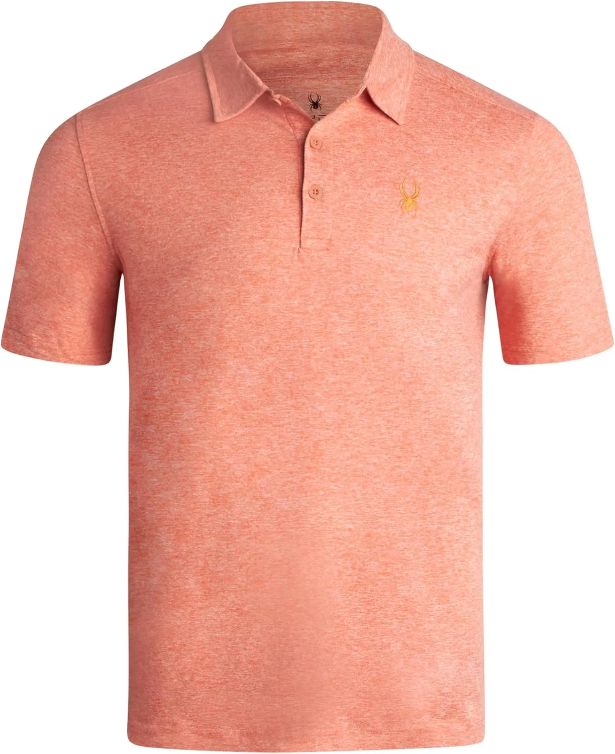 Spyder Mens Golf Polo Shirt - Super Soft Moisture Wicking Athletic Fit Performance Collared Golf Shirts for Men (Sizes: S-XL)