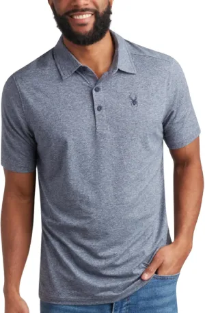 Spyder Mens Golf Polo Shirt - Super Soft Moisture Wicking Athletic Fit Performance Collared Golf Shirts for Men (Sizes: S-XL)