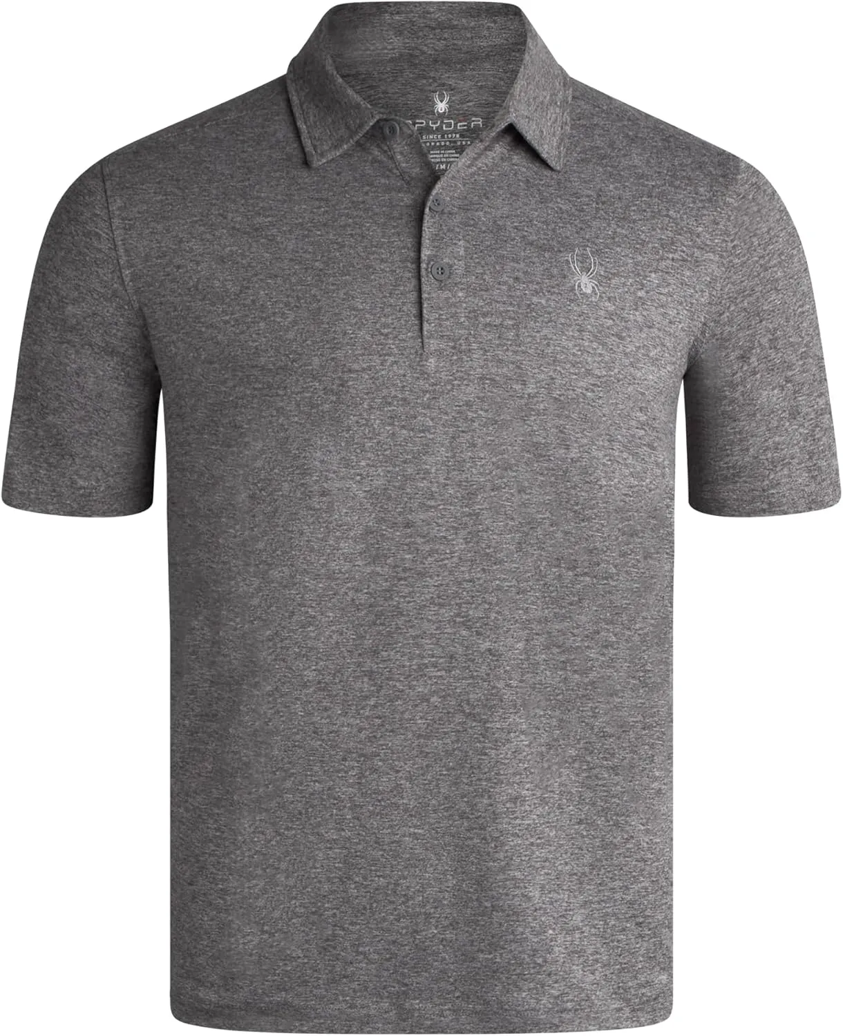 Spyder Mens Golf Polo Shirt - Super Soft Moisture Wicking Athletic Fit Performance Collared Golf Shirts for Men (Sizes: S-XL)