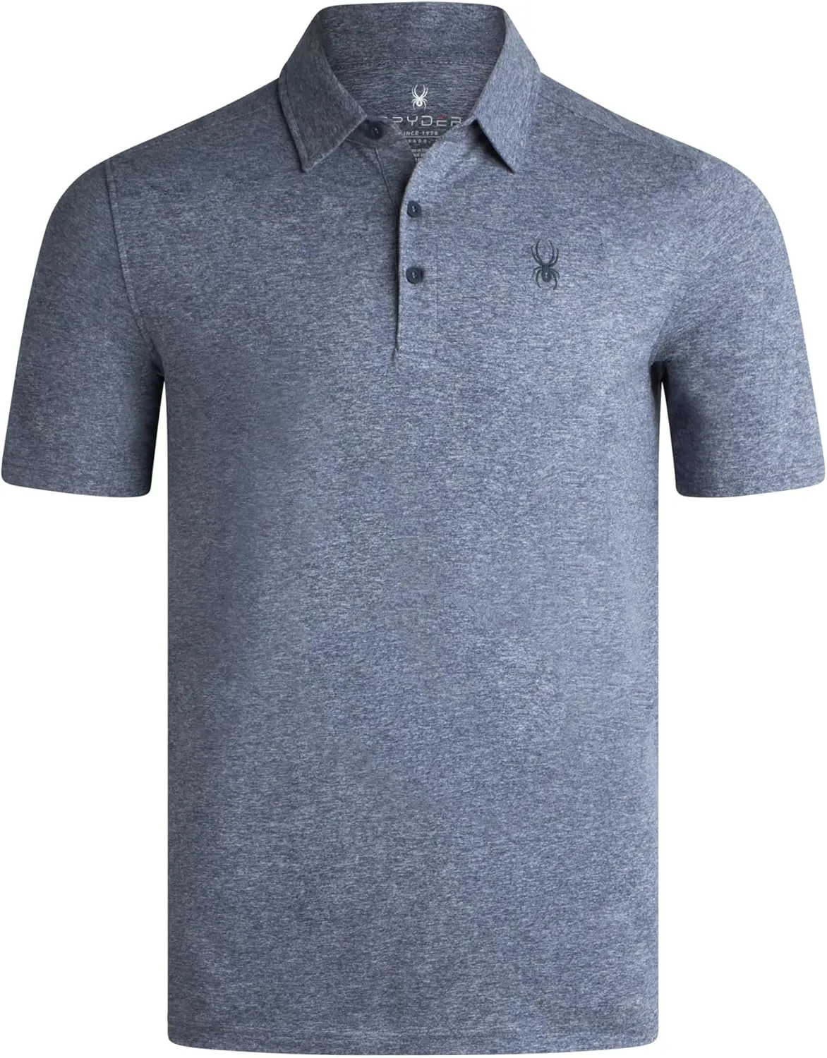 Spyder Mens Golf Polo Shirt - Super Soft Moisture Wicking Athletic Fit Performance Collared Golf Shirts for Men (Sizes: S-XL)