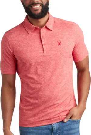 Spyder Mens Golf Polo Shirt - Super Soft Moisture Wicking Athletic Fit Performance Collared Golf Shirts for Men (Sizes: S-XL)