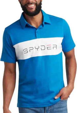 Spyder Mens Polo Shirt - Cotton Polo Shirts for Men - Casual Golf Shirt - Mens Polo Shirts Short Sleeve - Collared Shirt Men