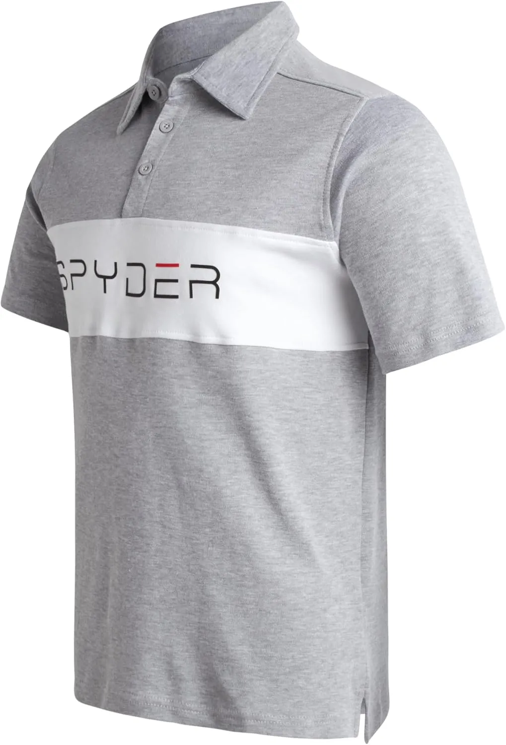 Spyder Mens Polo Shirt - Cotton Polo Shirts for Men - Casual Golf Shirt - Mens Polo Shirts Short Sleeve - Collared Shirt Men
