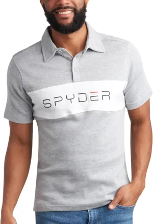 Spyder Mens Polo Shirt - Cotton Polo Shirts for Men - Casual Golf Shirt - Mens Polo Shirts Short Sleeve - Collared Shirt Men