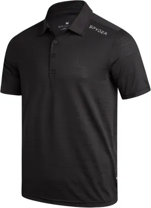 Spyder Mens Polo Shirt - Moisture-Wicking Short Sleeve Athletic Performance Collared Golf Shirt for Men (S-XL)