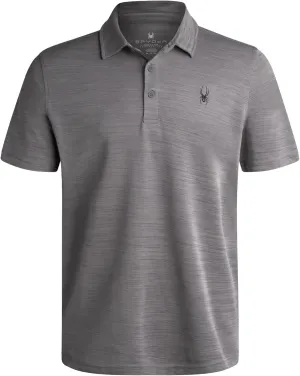 Spyder Mens Polo Shirt - Moisture-Wicking Short Sleeve Athletic Performance Collared Golf Shirt for Men (S-XL)
