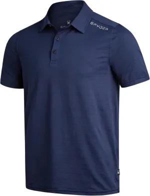 Spyder Mens Polo Shirt - Moisture-Wicking Short Sleeve Athletic Performance Collared Golf Shirt for Men (S-XL)