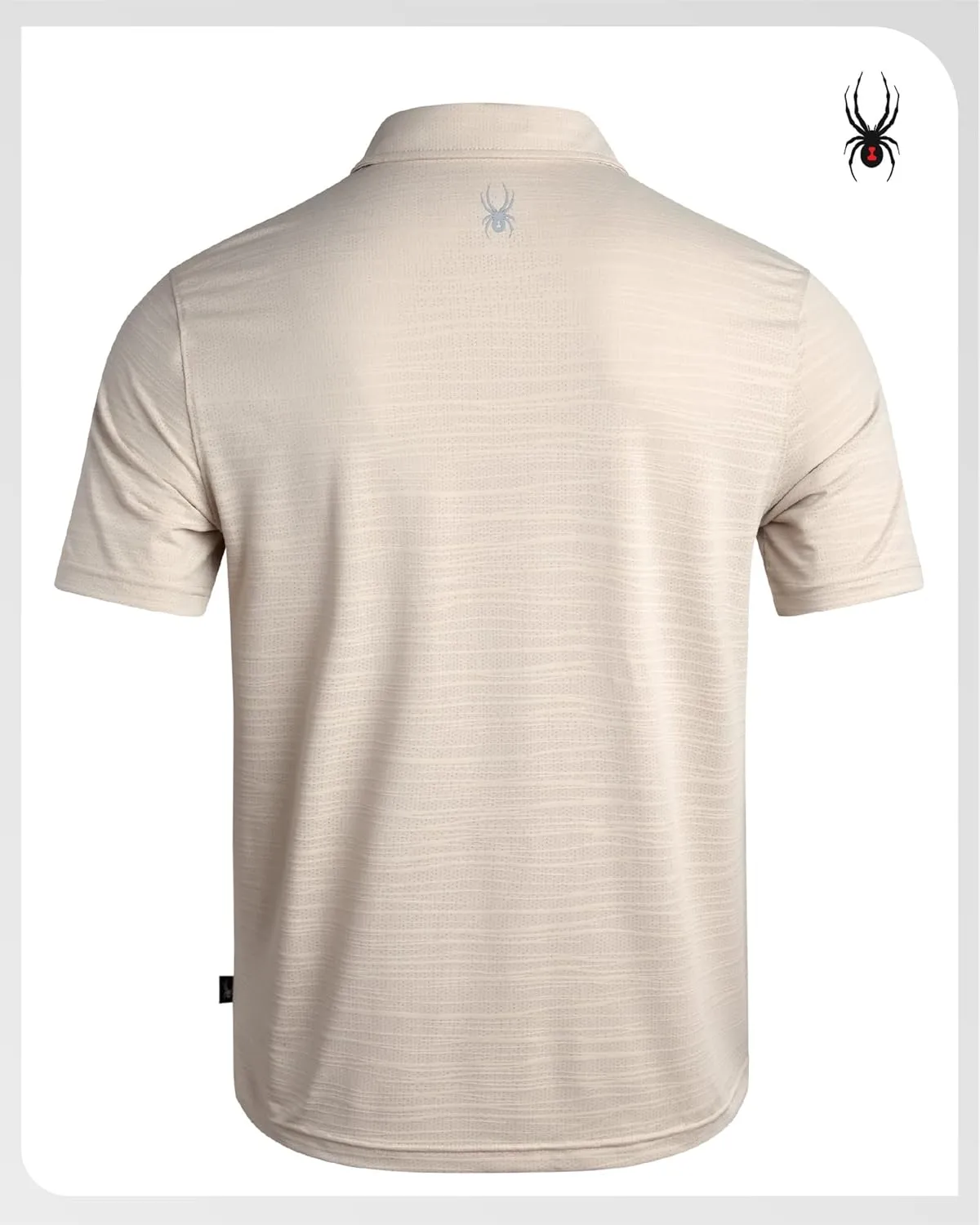 Spyder Mens Polo Shirt - Moisture-Wicking Short Sleeve Athletic Performance Collared Golf Shirt for Men (S-XL)