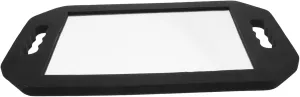 Square Makeup Mirror Drop-Resistant Design Ergonomic -Skid Handle Frame for Easy Makeup Application Bathroom Bedroom and Office